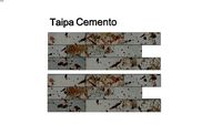 Taipa Cemento - 9x27cm