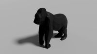 cartoon gorilla