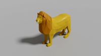 cartoon lion