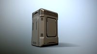 sci-fi trash can