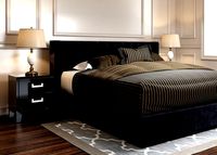 alana upholstered bed