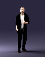 man in black t-shirt 1121-13