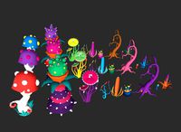 lowpoly alien plants pack