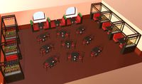 cartoon restaurant