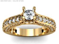Engagement ring 3D Model