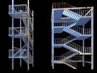 industrial staircase