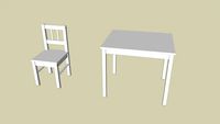 Table and chair IKEA Gulliver