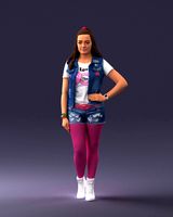 pink leggings 0721-1