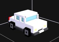 white black and blue car and taxi