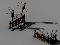 wood-guard-fence-arrow 01
