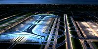 capital airport night view
