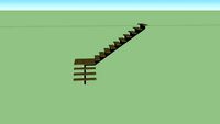 escalier quart tournant