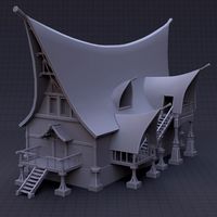 Stylized Medieval House