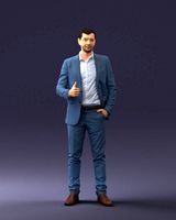 man in casual suit 0307