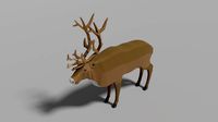 cartoon reindeer