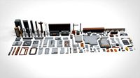 sci-fi architecture elements collection 27