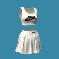 3d female sportswear