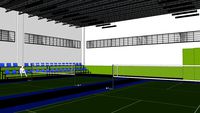 INDOOR BADMINTON COURT