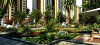 residential community garden scenery 12