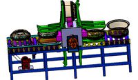 wheel hub turnover machine