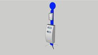 Estação de Higienização Bering c/ Dispenser Automático c/ Placa