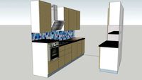 CUCINA COMPONIFILE 2 FACCE