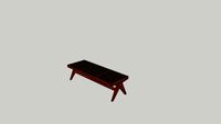 Pierre Jeanneret Caned Bench