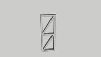 diagonal braced