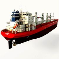 bulk carrier red