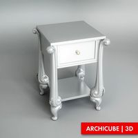 Bedside Table 3D Model