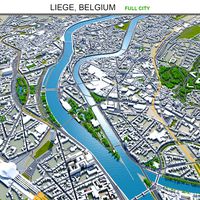Liege city belgium 40km