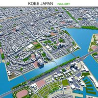 Kobe city japan 80km