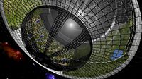 space colony in blender