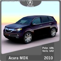 2010 Acura MDX 3D Model