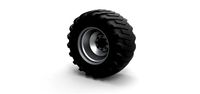 Rear wheel from pulling tractor 3
