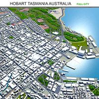 Hobart tasmania city australia 60km