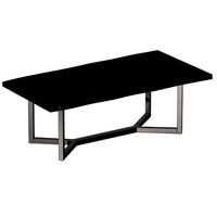 verge black live edge coffee table crate and barrel