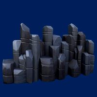 stylized stone dark