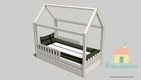 Kit protetor caminha montessoriana - Verde Oliva (Brincasinha)