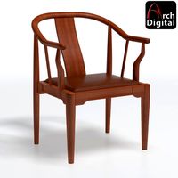 Hans Wegner China Chair 3D Model