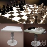 Столик универсальный, игральный шахматный с подсветкой.