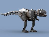 Mechanical dinosaur 3D Model