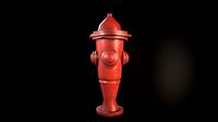 stylized fire hydrant