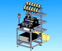 multi thread automatic winding machine