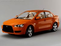 Mitsubishi Lancer 2007 3D Model