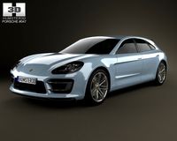 Porsche Panamera Sport Turismo 2012 3D Model