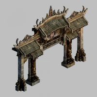 hongri taoist temple-gate 01