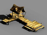 port-straw shed-wooden bridge 20