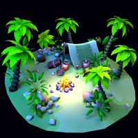 stylized set