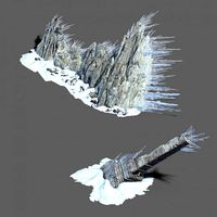 map-big stone stele-extreme cold-stone mountain 12